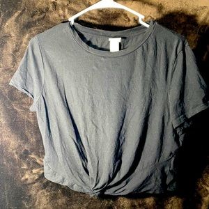 Black H&M Crop Top | Size M